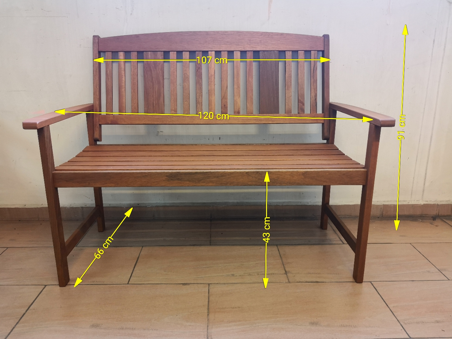 Clyde two seat Bench